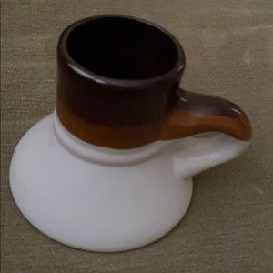 Vintage no spill travel mug with non slip bottom